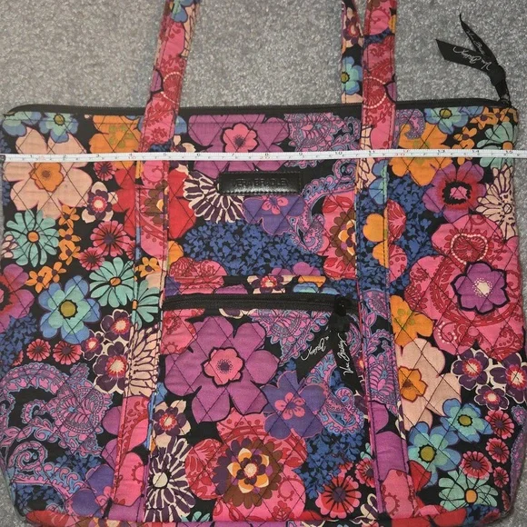 Vera Bradley Tote Bag - Floral Fiesta - Picture 7 of 8